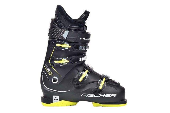 Ботинки горнолыжные FISCHER CRUZAR X 8.5 TS BLACK/BLACK/YELLOW