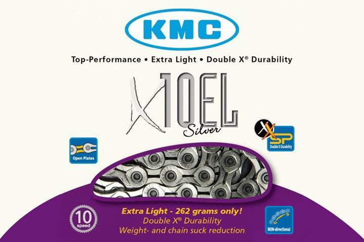 Цепь велосипедная KMC - X10-EL